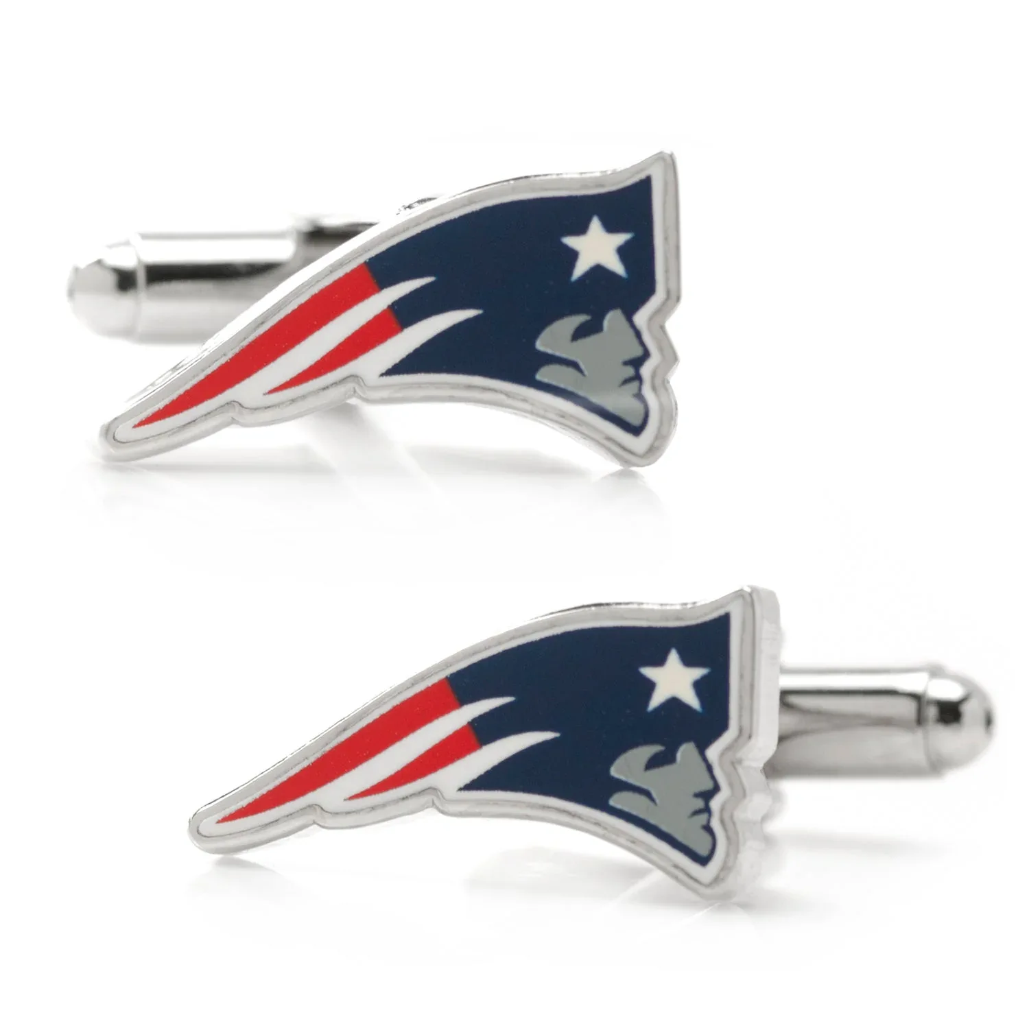 NFL New England Patriots Cufflinks and Tie Clip Gift Set - Image 3